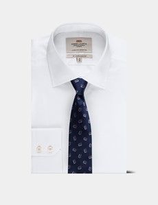 Navy & Purple Jacquard Geo 1913 Tie
