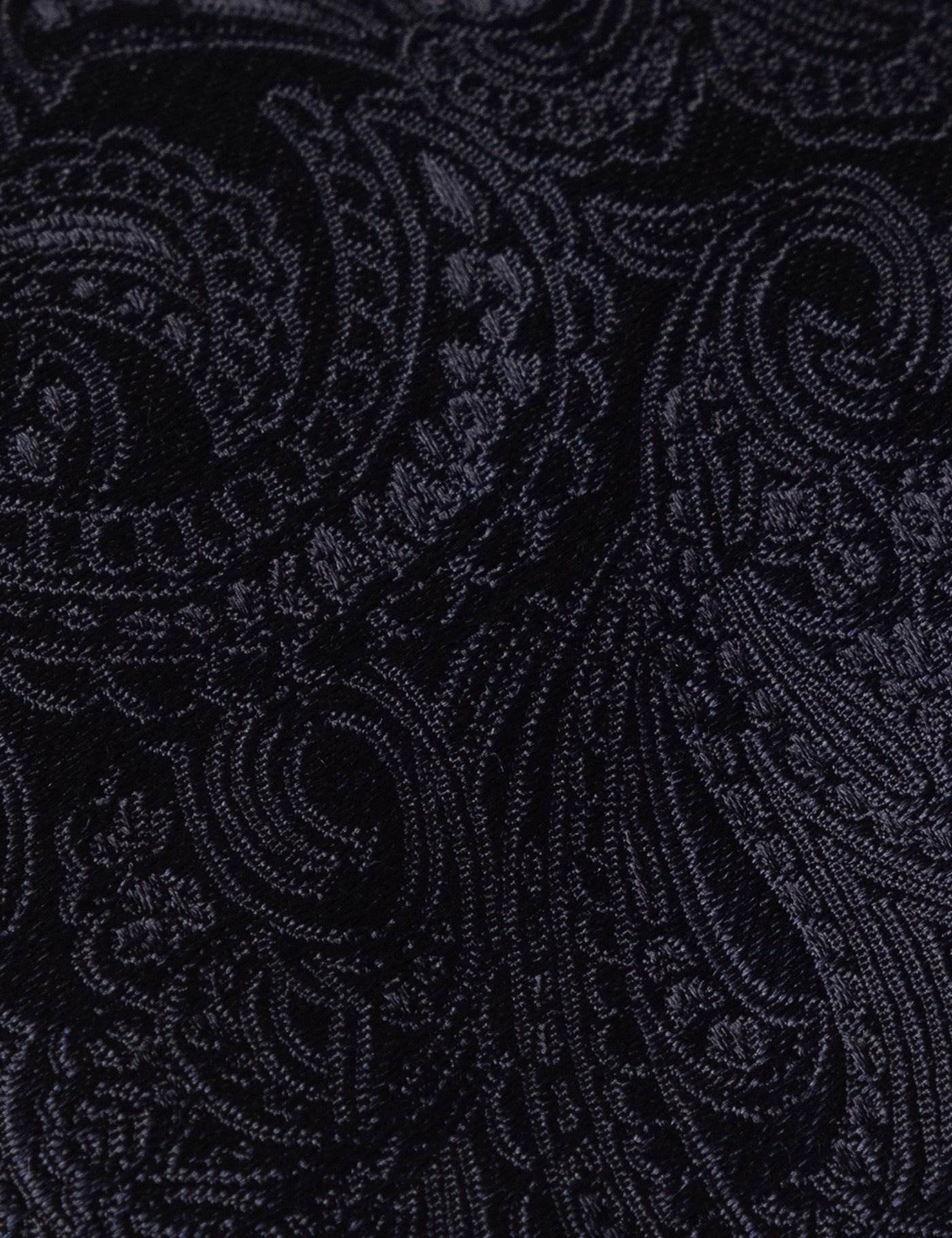Navy Paisley Tie - 100% Silk-preview