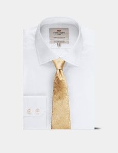 Butter Yellow Paisley Tie