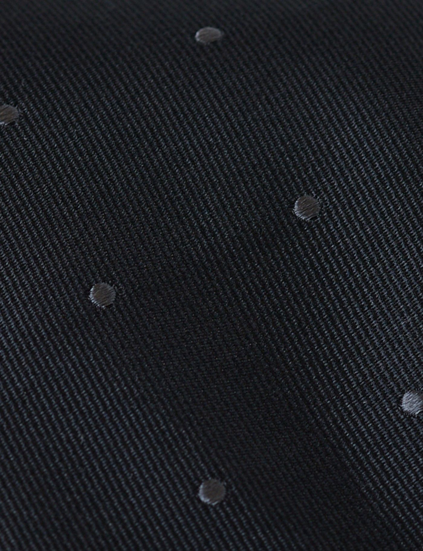 Black Spot Tie - 100% Silk-preview