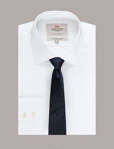 Navy Spot Tie - 100% Silk-preview2