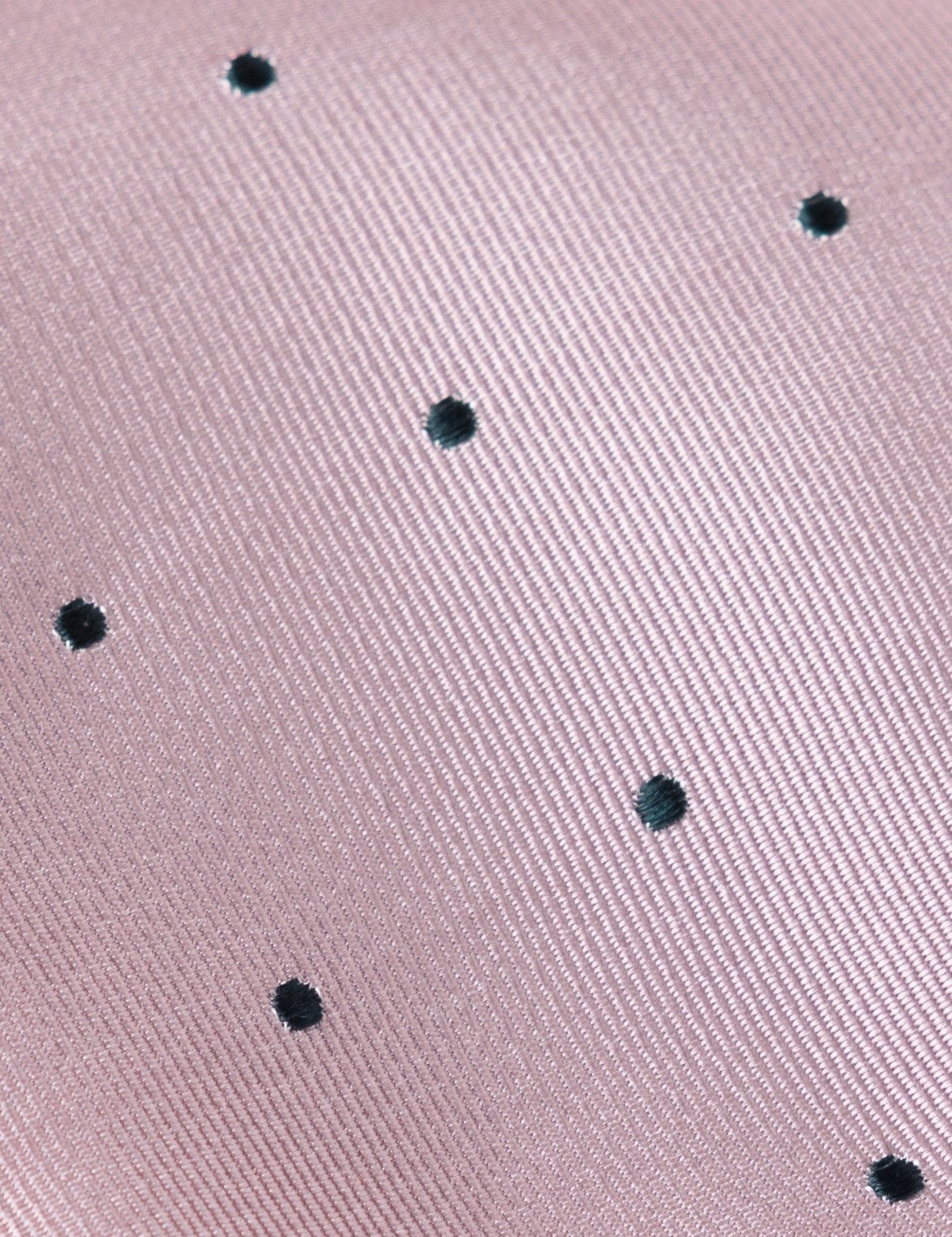 Pink & Navy Spot Tie - 100% Silk-preview