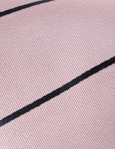 Dusty Pink & Navy Stripe Repp Tie - 100% Silk-preview1