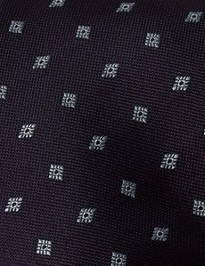 Plum Micro Diamond Tie