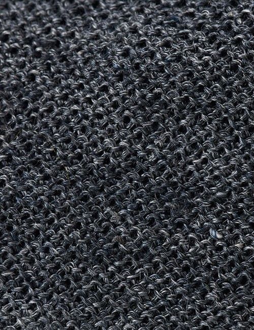 Blue Knit Tie - 100% Linen-preview