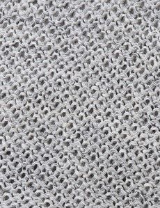 Light Grey Knit Tie