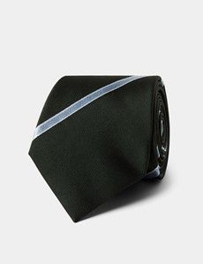 Forest Green Stripe Tie