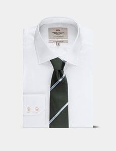 Forest Green Stripe Tie