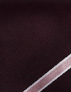Burgundy Stripe Tie