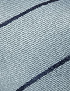 Sky Blue Tonal Stripe Tie