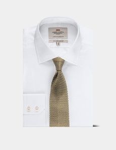 Champagne Knit Tie