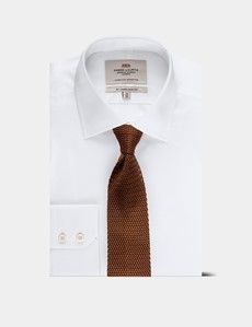 Rust Knit Tie