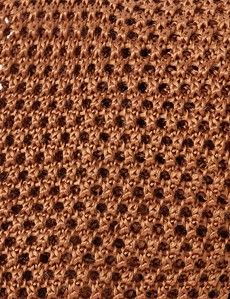 Rust Knit Tie