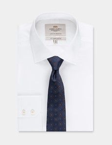 Navy Medallion Geo 1913 Tie