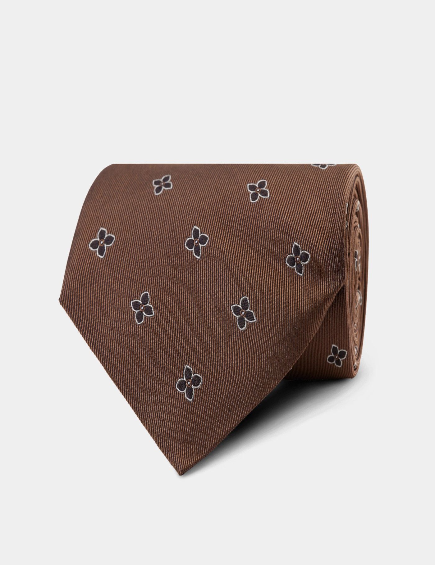 Copper Flower Medallion 1913 Tie