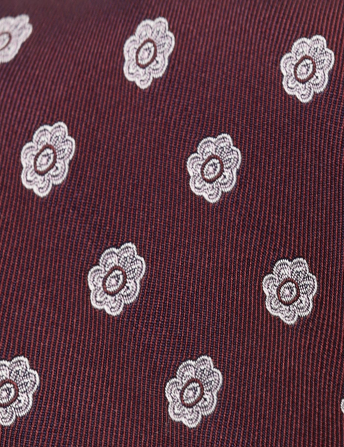 Burgundy Jacquard Flower 1913 Tie-preview