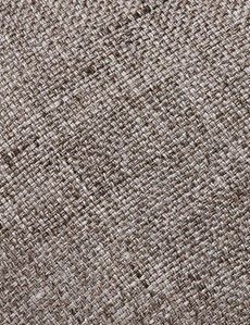 Light Brown 1913 Mélange Linen Tie