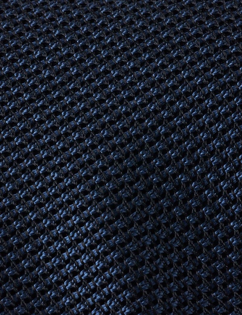 Blue Grenadine Italian Silk Tie - 1913 Collection-preview