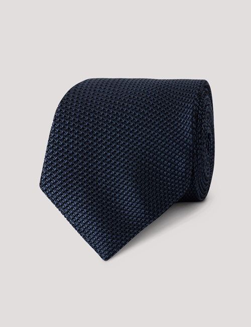 Blue Grenadine Italian Silk Tie - 1913 Collection