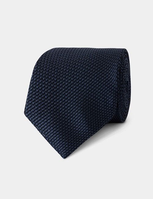 Blue Grenadine Italian Silk Tie - 1913 Collection