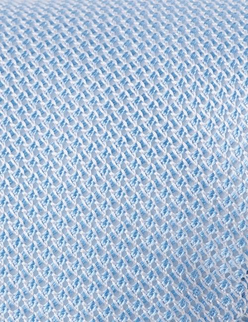 Sky Blue Grenadine Italian Silk Tie - 1913 Collection-preview