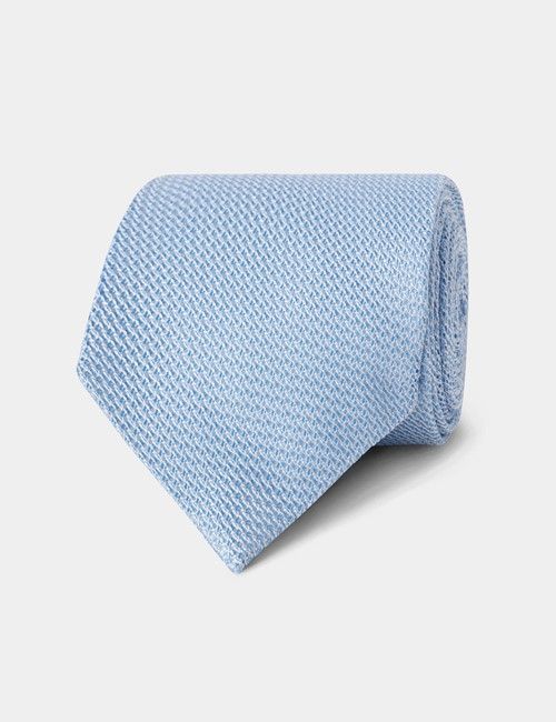 Slim Blue & White Stripe Non-Iron Shirt