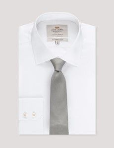 Sage Green Grenadine Italian Silk Tie - 1913 Collection-preview2