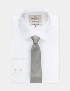 Sage Green Grenadine Italian Silk Tie - 1913 Collection-preview2