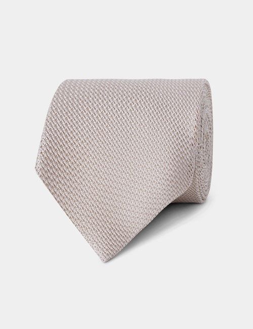 Champagne Grenadine Italian Silk Tie - 1913 Collection