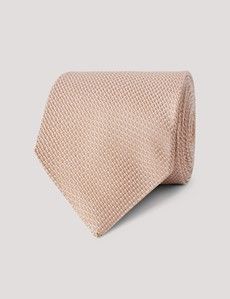Peach Grenadine Italian Silk Tie - 1913 Collection