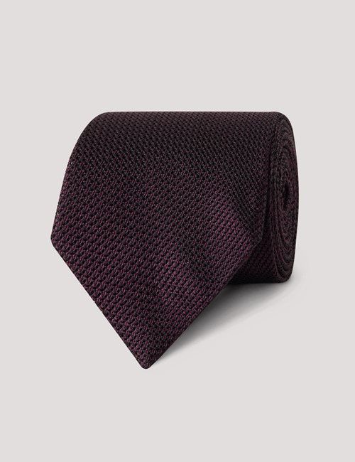 Burgundy Ties | Hawes & Curtis