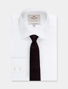 Burgundy Grenadine Italian Silk Tie - 1913 Collection-preview2