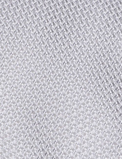 Silver Grenadine Italian Silk Tie - 1913 Collection-preview