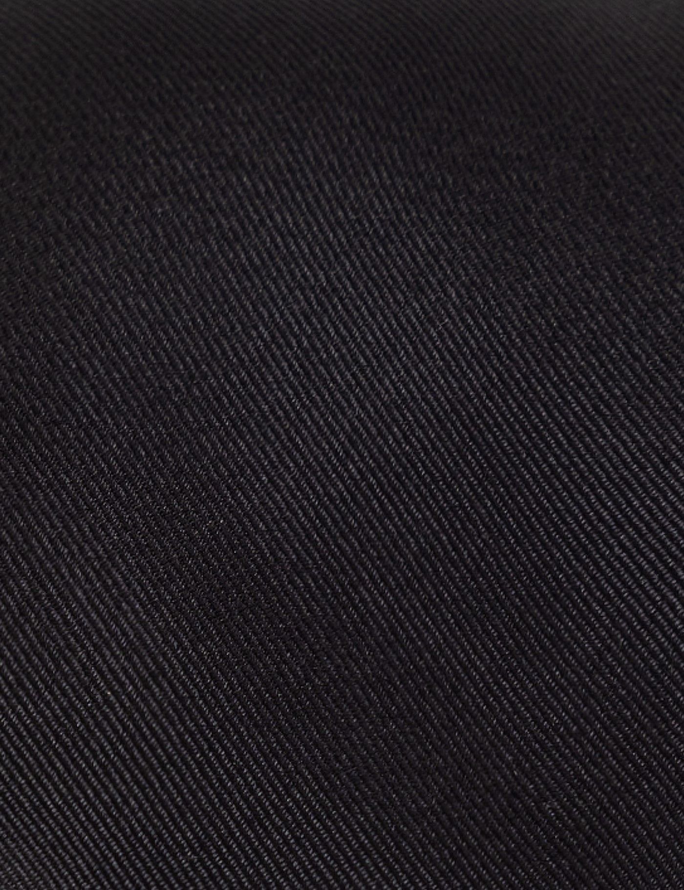Plain Black Repp Tie-preview