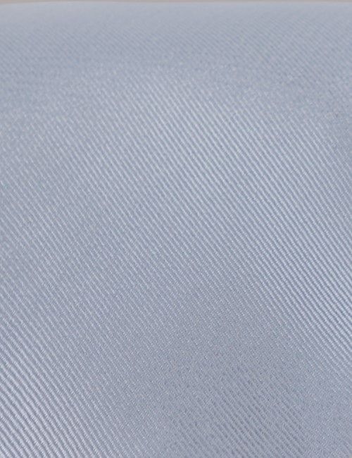 Sky Blue Plain Repp Tie - 100% Silk-preview