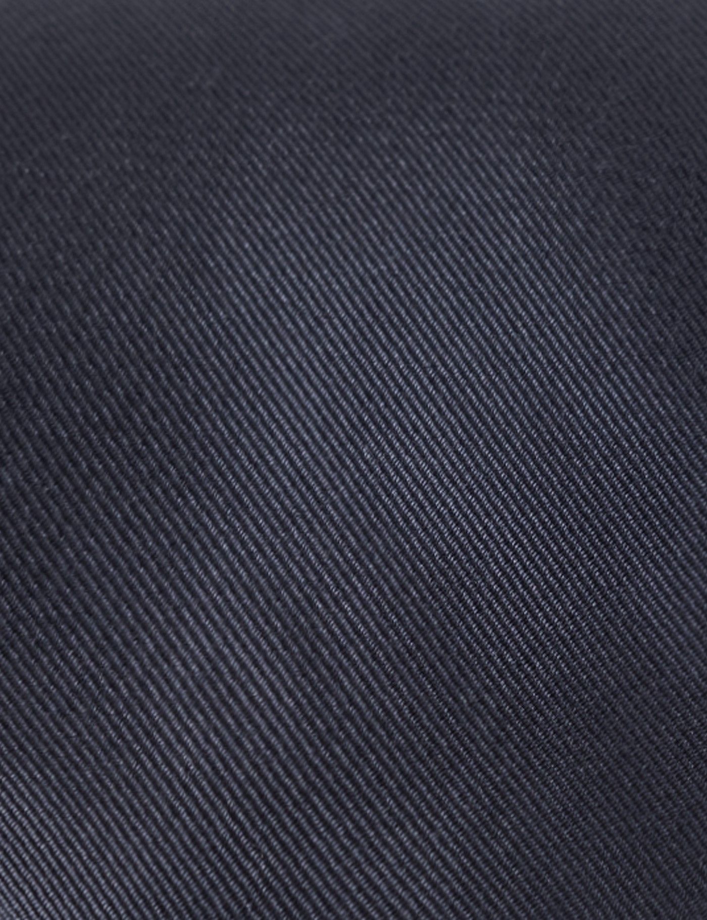 Mid Blue Plain Repp Tie - 100% Silk-preview