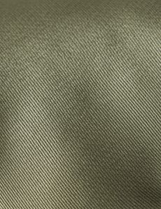 Sage Green Plain Repp Tie - 100% Silk-preview1