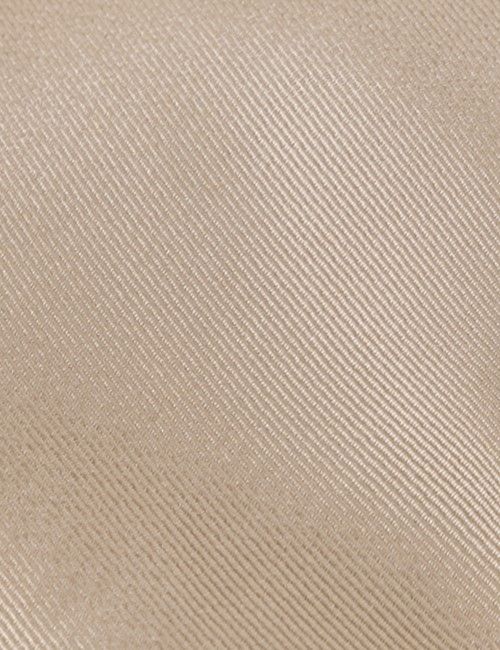 Champagne Plain Repp Tie - 100% Silk-preview