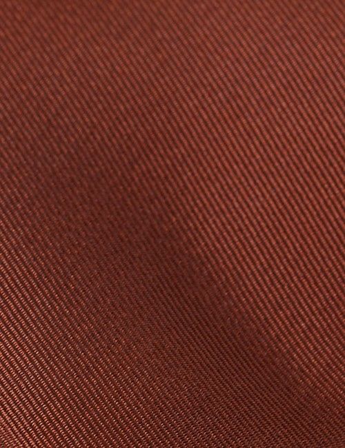 Rust Plain Repp Tie - 100% Silk-preview