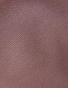 Rose Pink Plain Repp Tie - 100% Silk-preview1