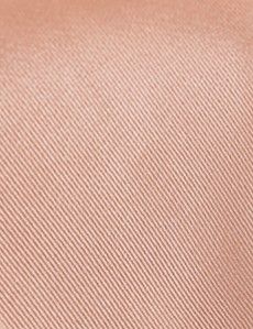 Plain Peach Repp Tie