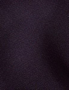 Plain Plum Repp Tie