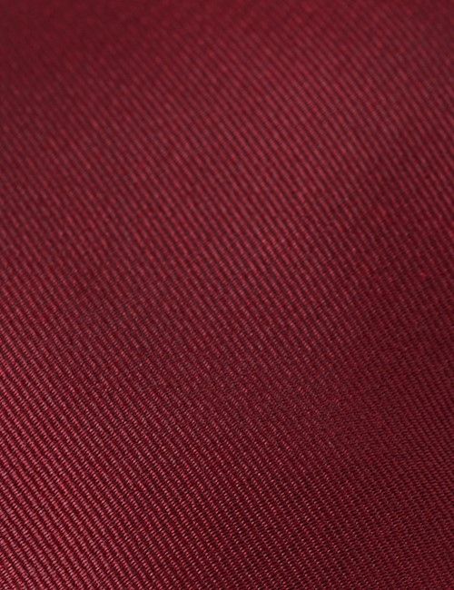 Red Plain Repp Tie - 100% Silk-preview