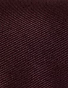Plain Burgundy Repp Tie-preview1