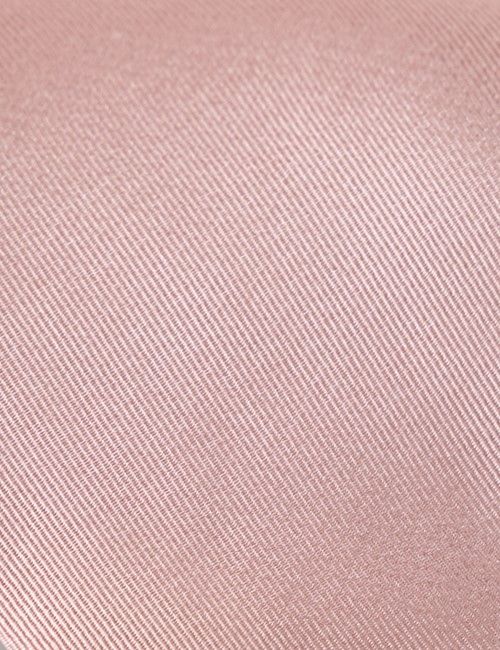 Dusky Pink Plain Repp Tie - 100% Silk-preview