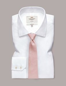 Dusky Pink Plain Repp Tie - 100% Silk-preview2