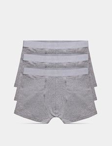 3-Pack Light Grey Trunks