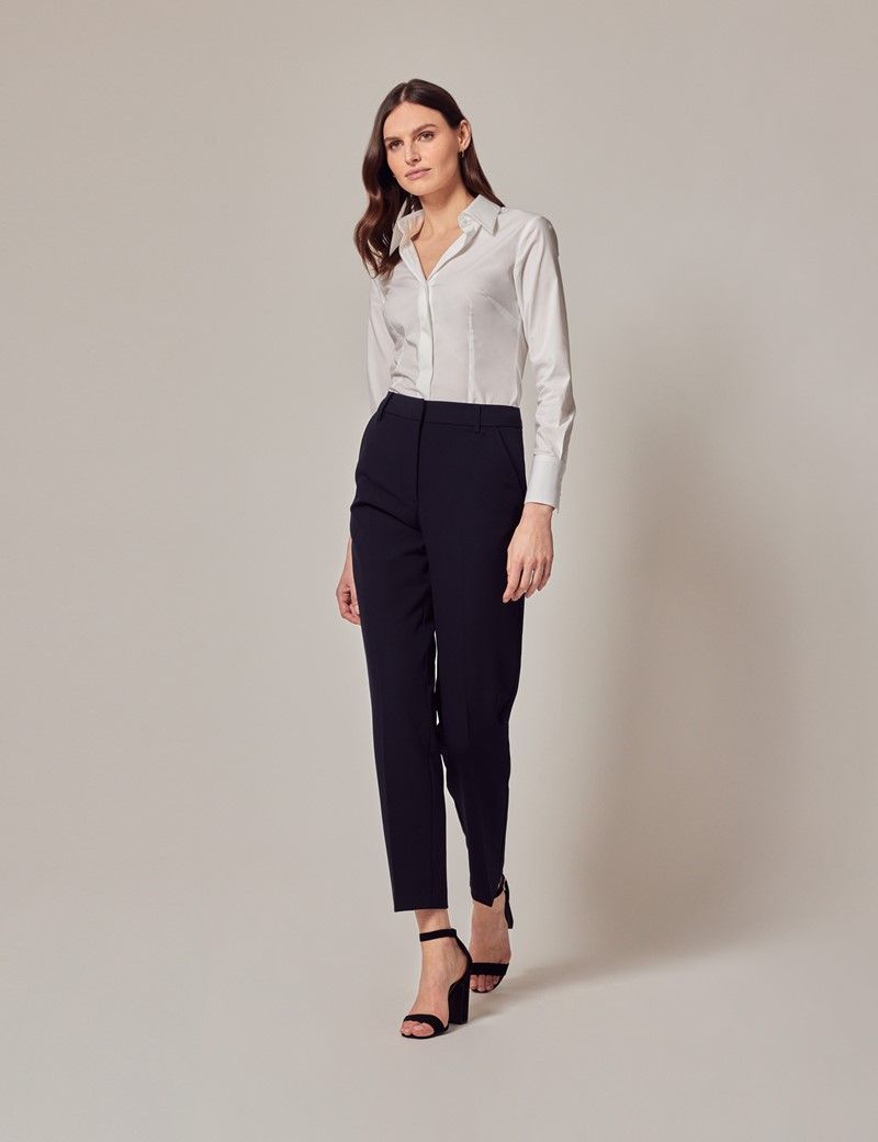 Women's Navy Suit Trousers