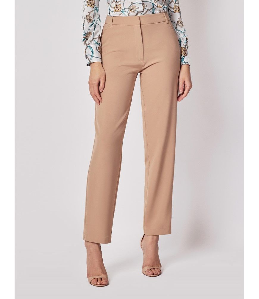 パンツ TAUPE Gabardine Lpocket side line pant 3 Taupe Wide Leg Pant – Halsbrook