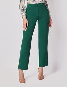 Dark Green Suit Pants